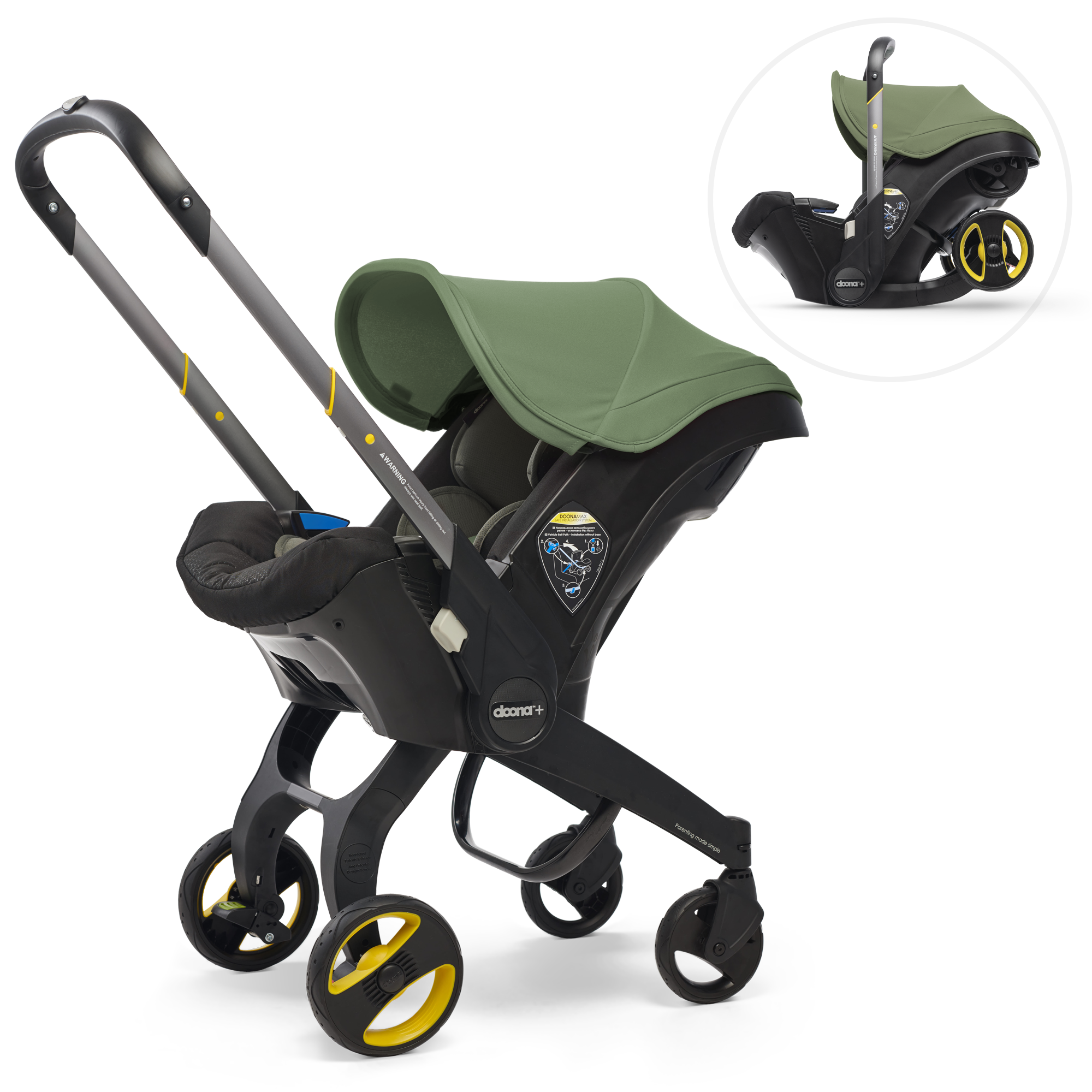 Doona - Infant Car Seat and Stroller -  Green