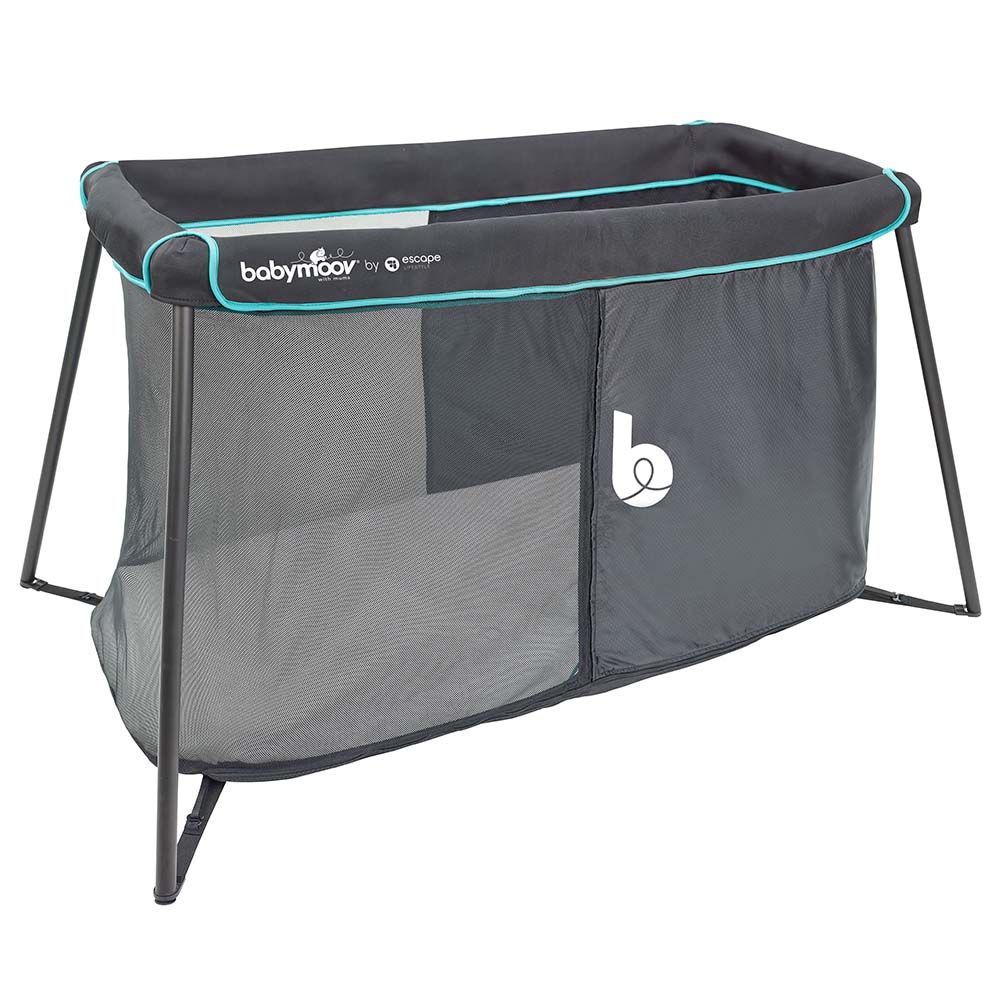 BabyMoov - 2-in-1 Travel Cot & Play Park Naos - Black