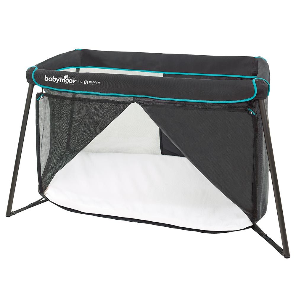 BabyMoov - 2-in-1 Travel Cot & Play Park Naos - Black