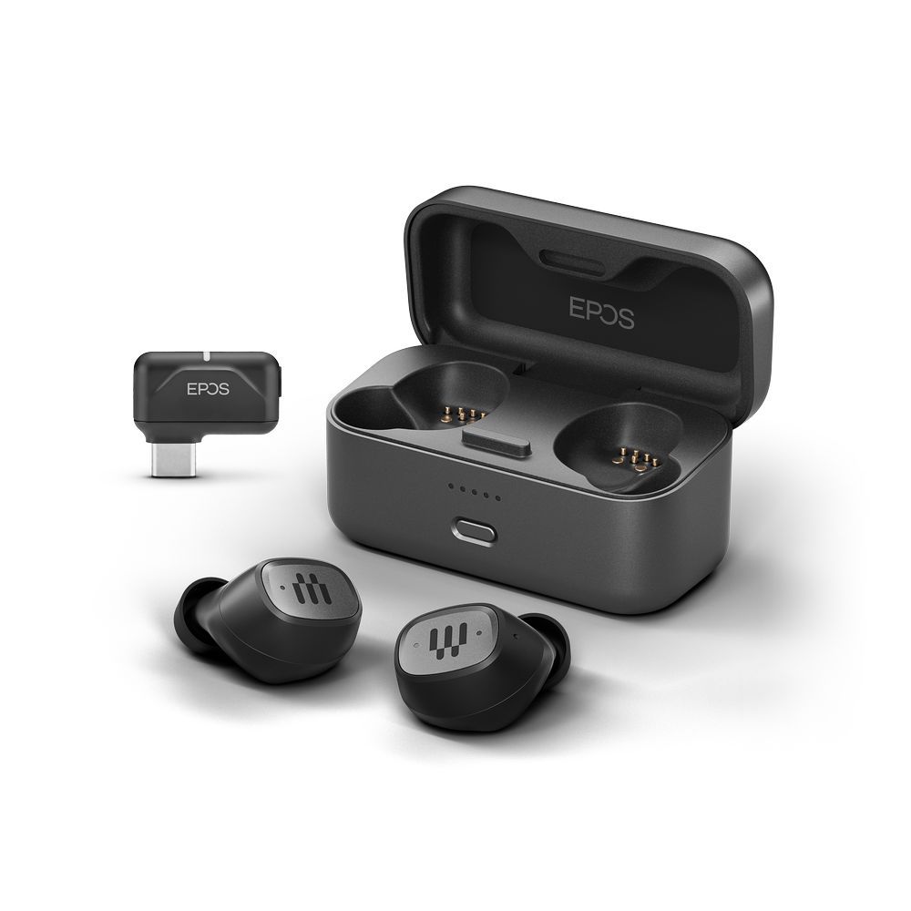 Epos - GTW 270 Hybrid Closed Acoustic Wireless Earbuds w/ Dongle