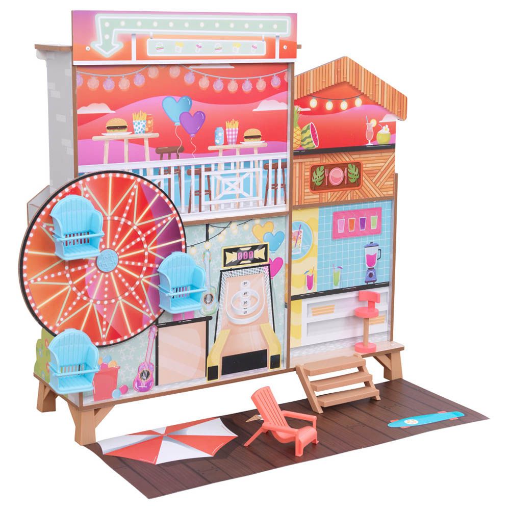 Kidkraft - Ferris Wheel Fun Beach House Dollhouse