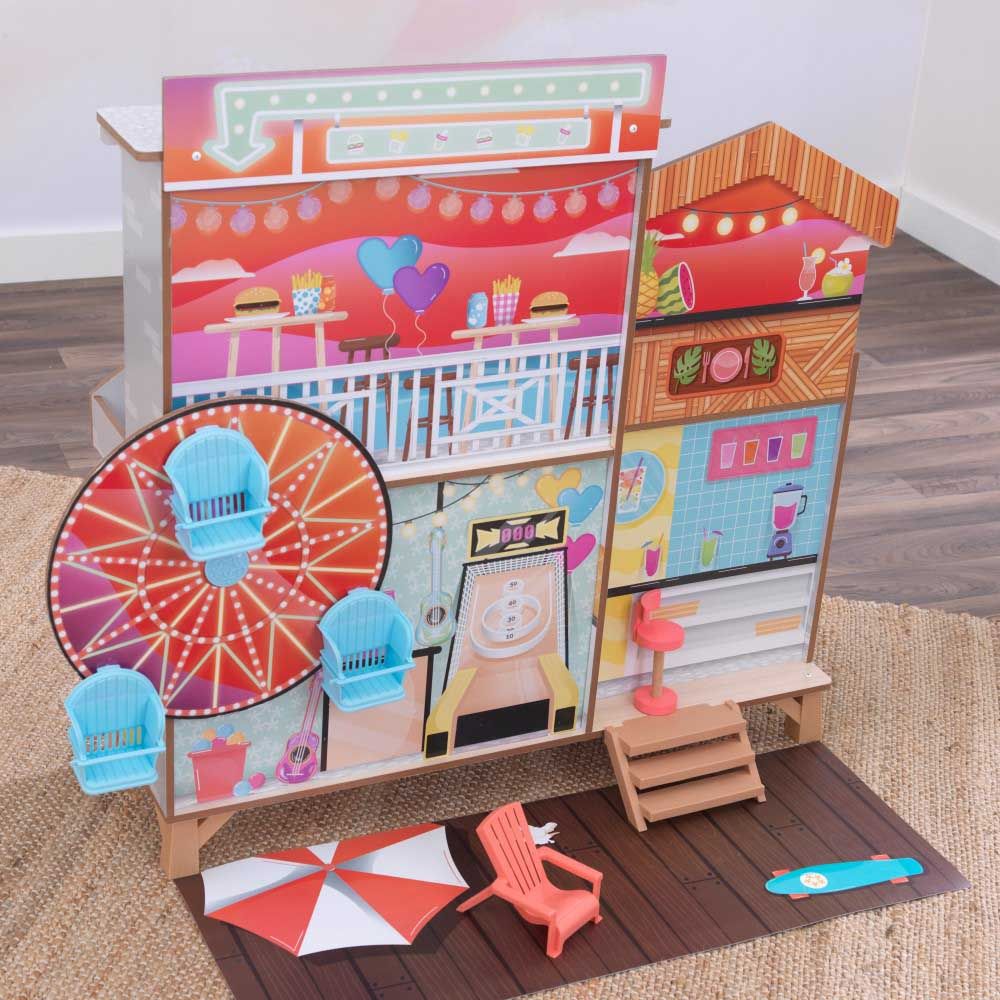 Kidkraft - Ferris Wheel Fun Beach House Dollhouse