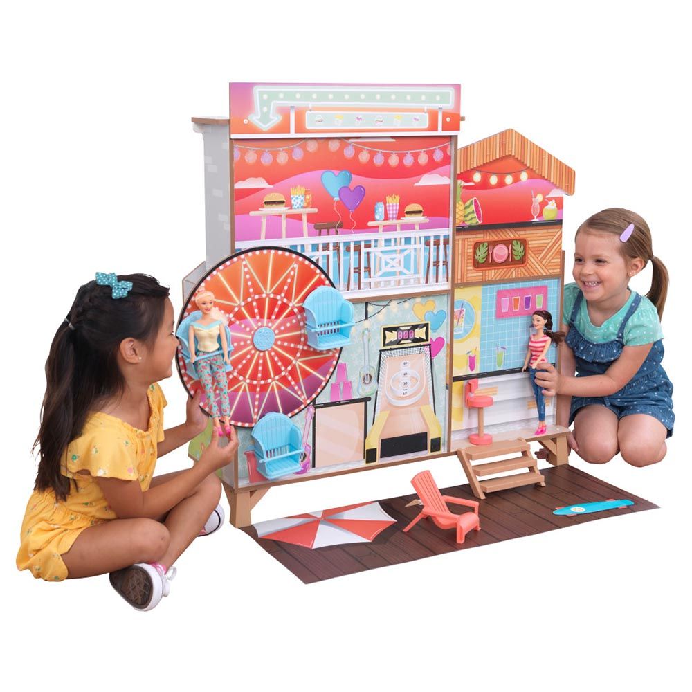 Kidkraft - Ferris Wheel Fun Beach House Dollhouse