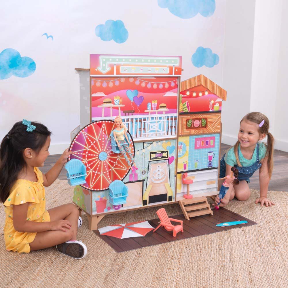 Kidkraft - Ferris Wheel Fun Beach House Dollhouse