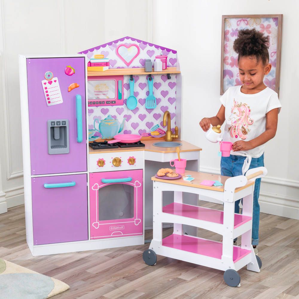 Kidkraft - Sweet Snack Time Cart & Play Kitchen