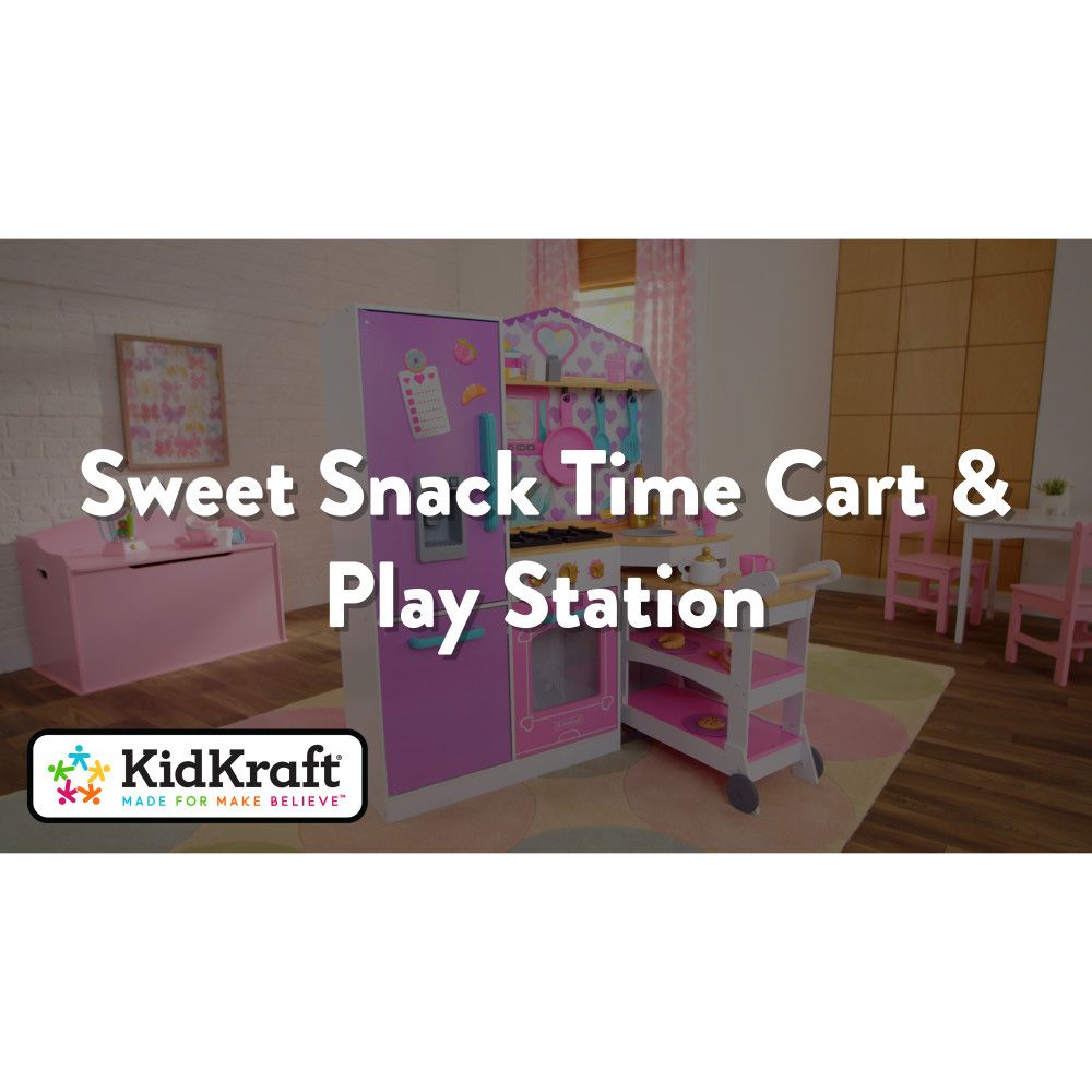 Kidkraft - Sweet Snack Time Cart & Play Kitchen