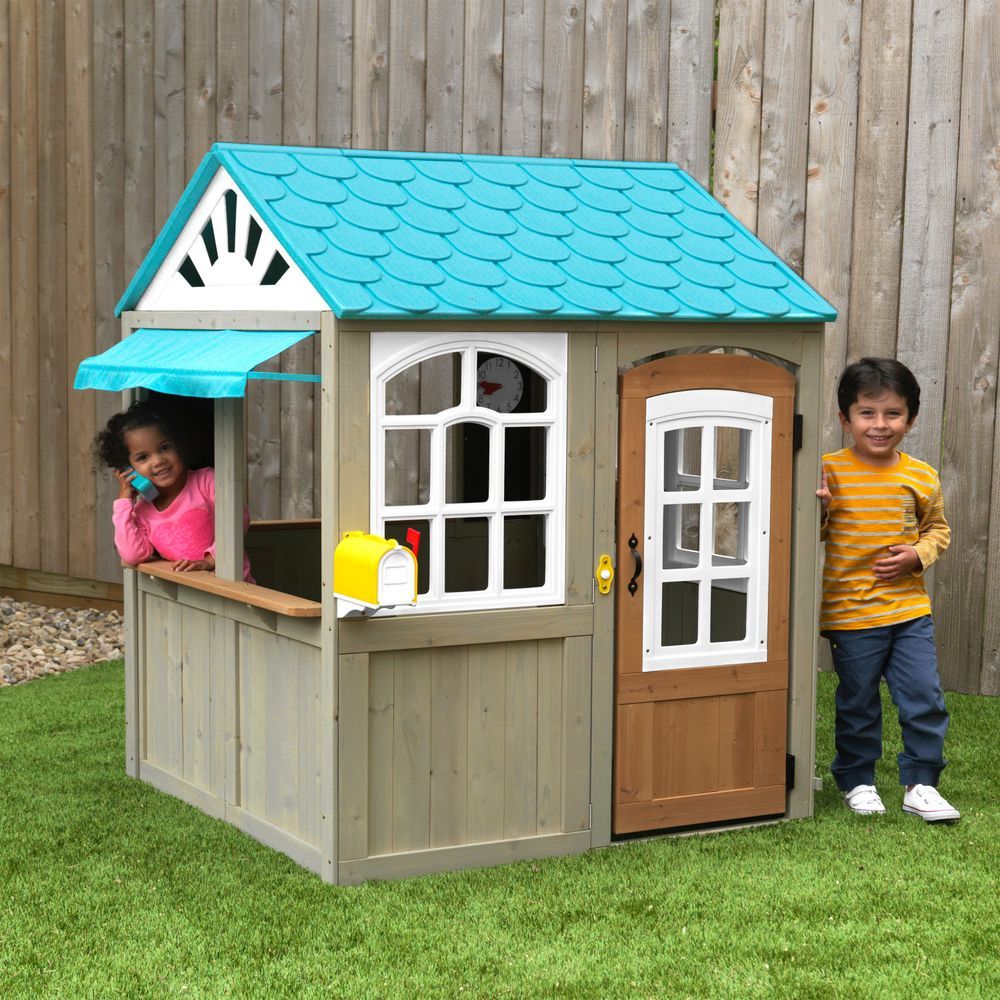 Kidkraft - Oceanfront Wooden Playhouse - Blue