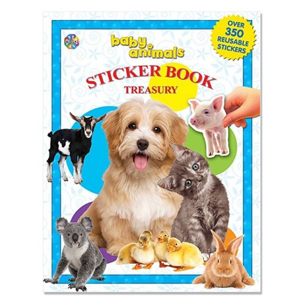 كتاب الملصقات Baby Animals - Sticker Book Treasury