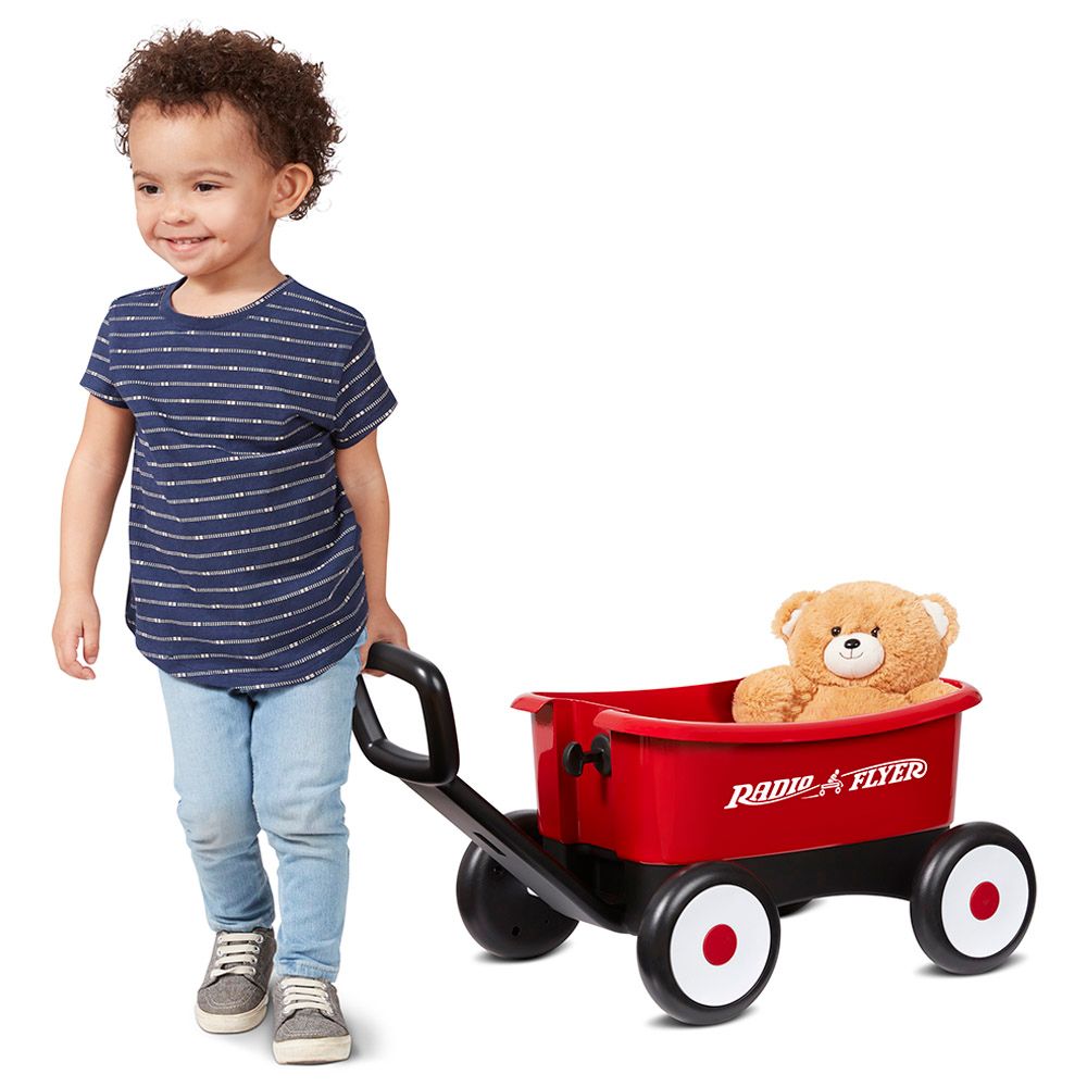 Radio Flyer - Push & Play Walker Wagon W/ Teddy Bear