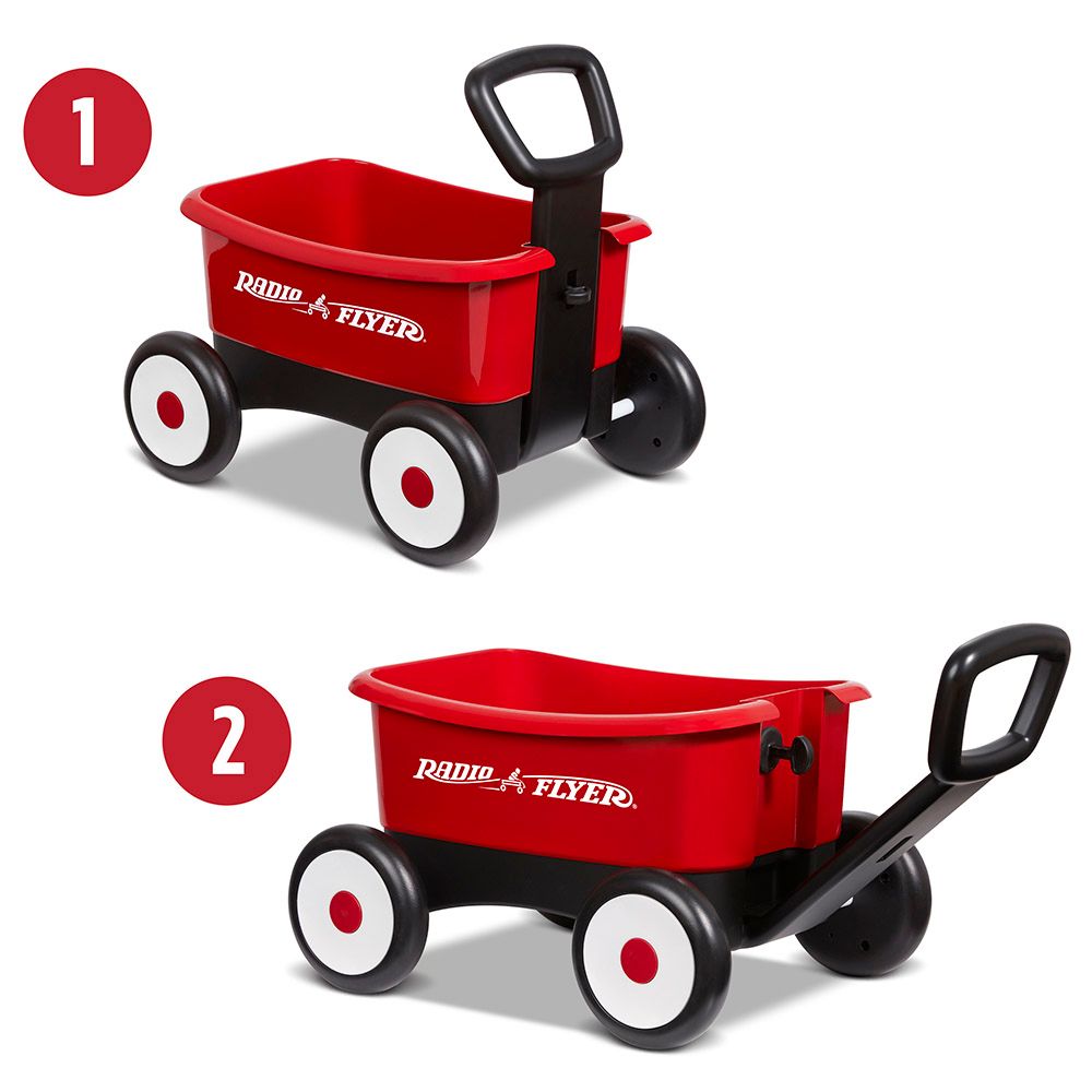 Radio Flyer - Push & Play Walker Wagon - Red