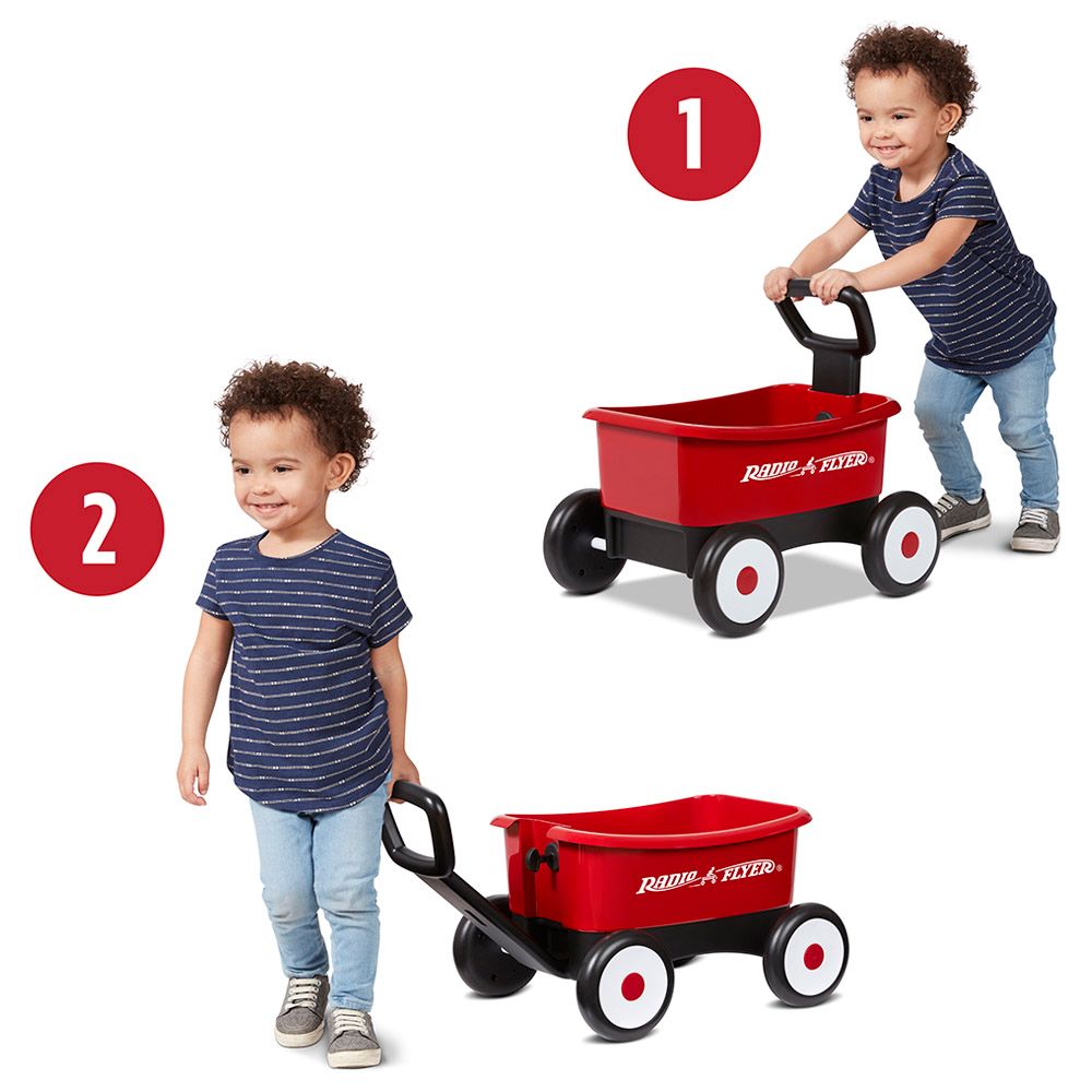 Radio Flyer - Push & Play Walker Wagon - Red