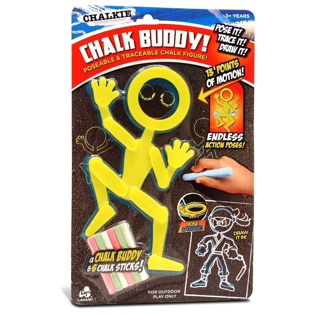 Chalkie - Chalk Buddy W/ Chalk Sticks 6pcs