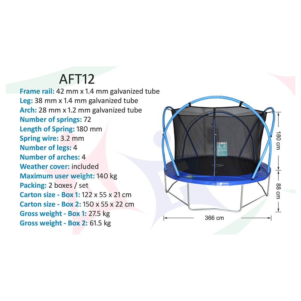 Active Fun Trampolines - 12 ft