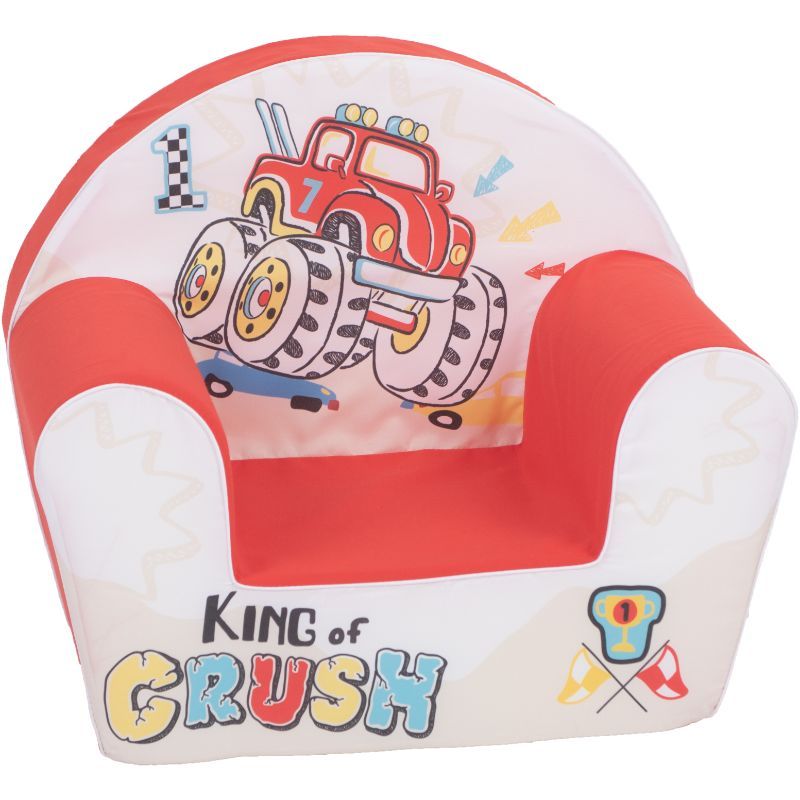 ديلسيت - كرسي بذراعين - King of the Crush - أحمر