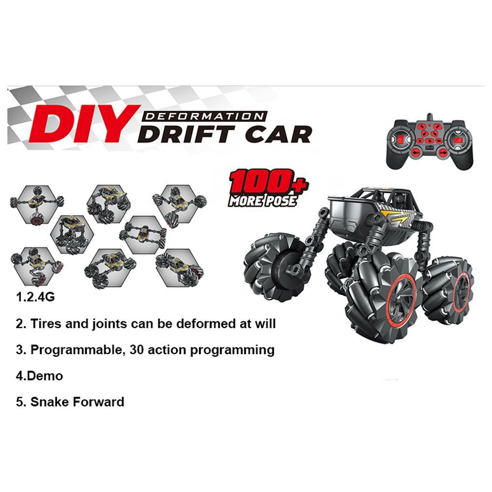 Bricstar - Transformable Drifting Stunt RC Cars