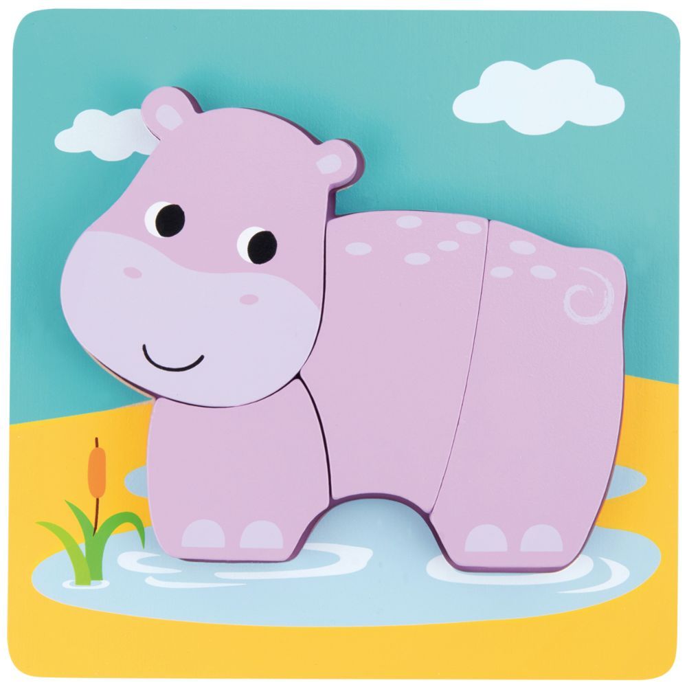 Lelin - Chunky Animal Puzzle Pack of 4