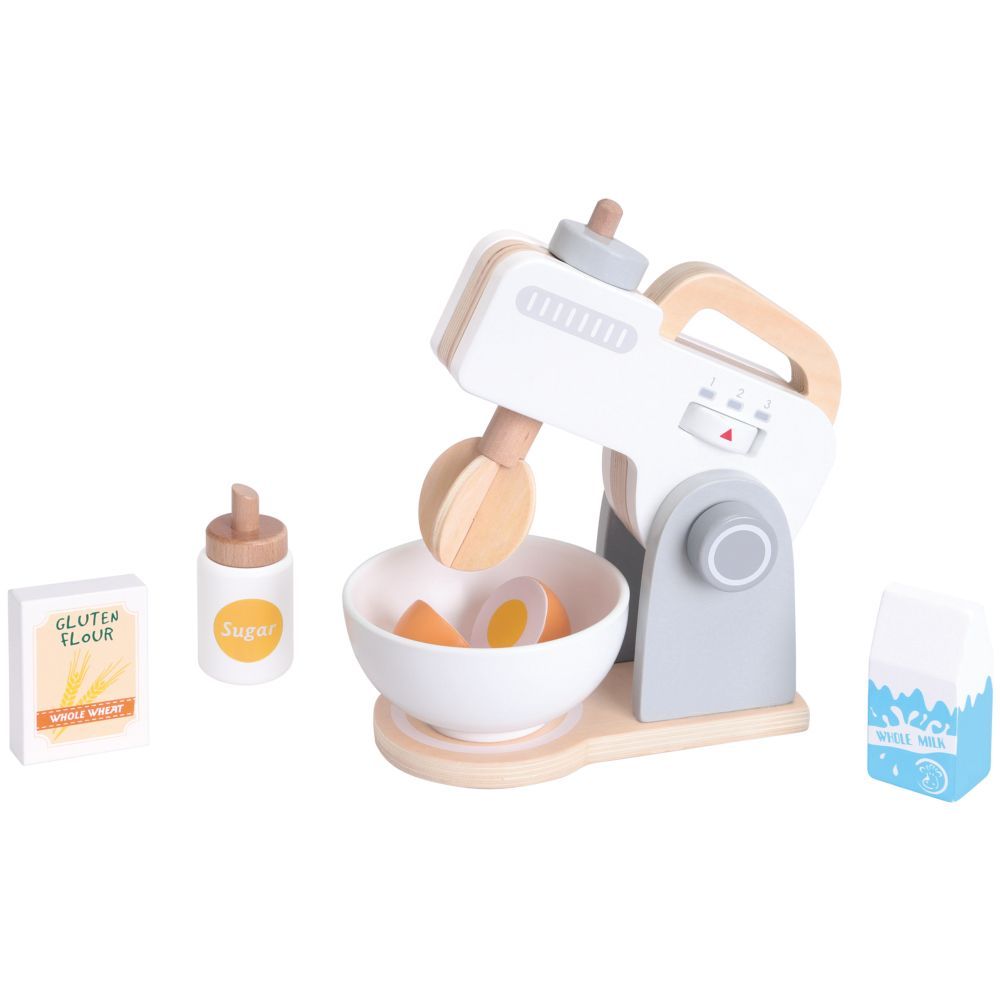 Lelin - Wooden Mixer - Grey