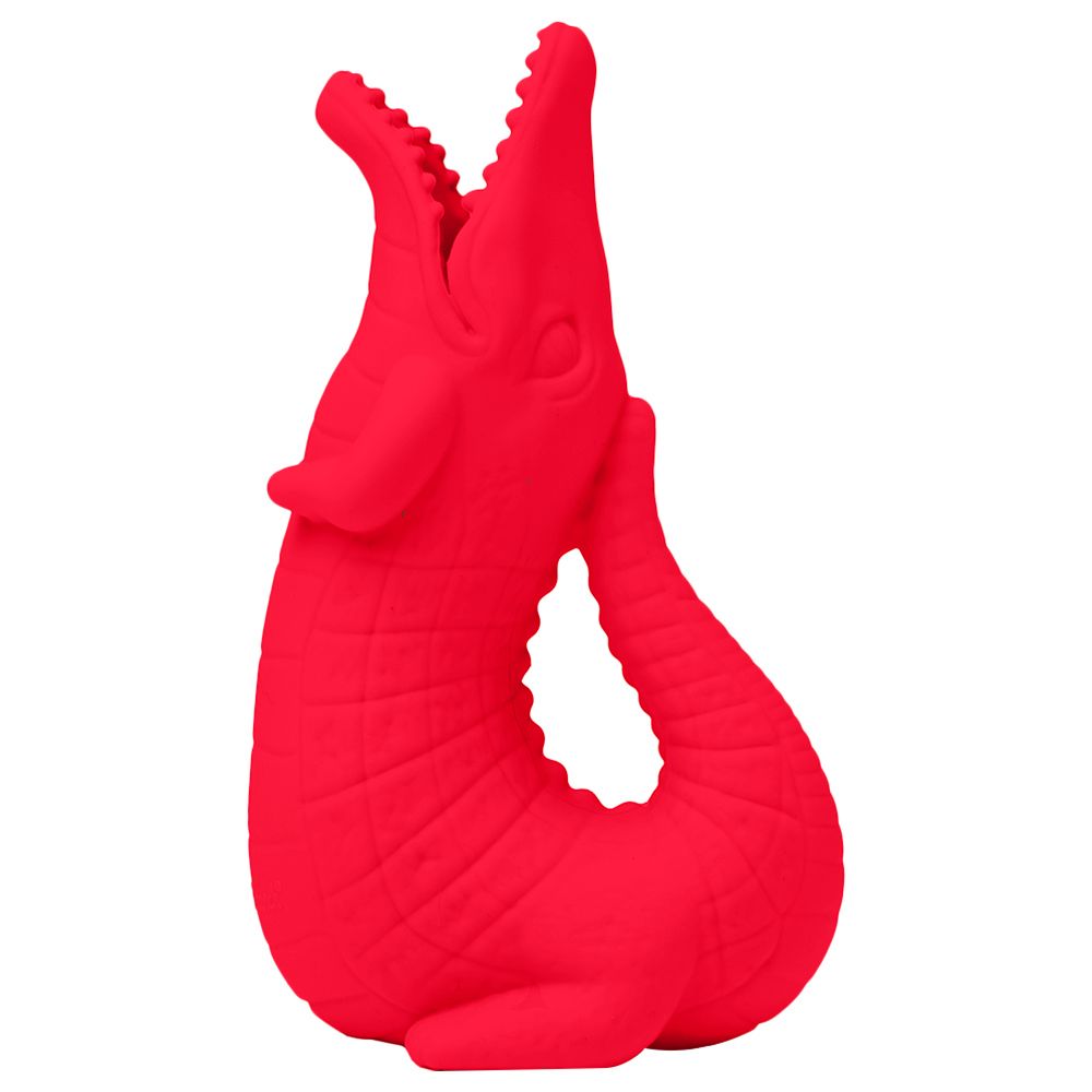 Scrunch - Crocodile Container - Strawberry Red