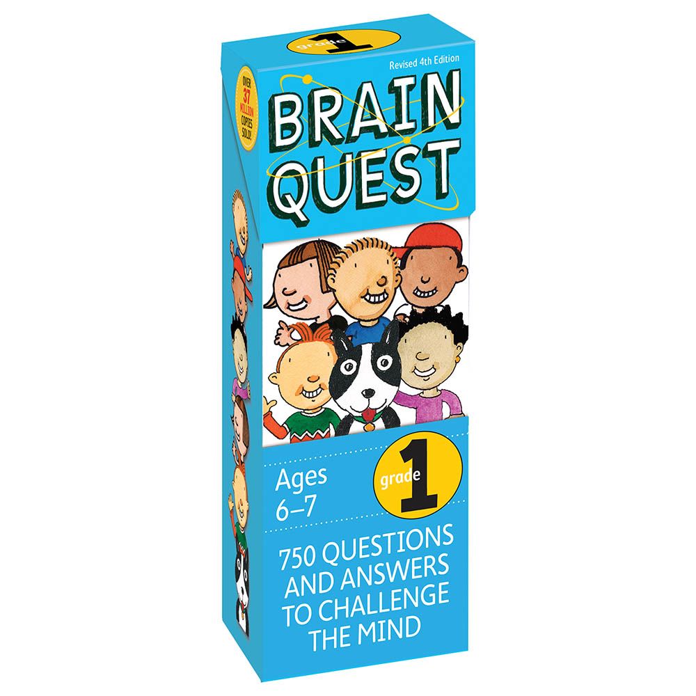 بطاقات Brain Quest للصف الأول - النسخة الرابعة