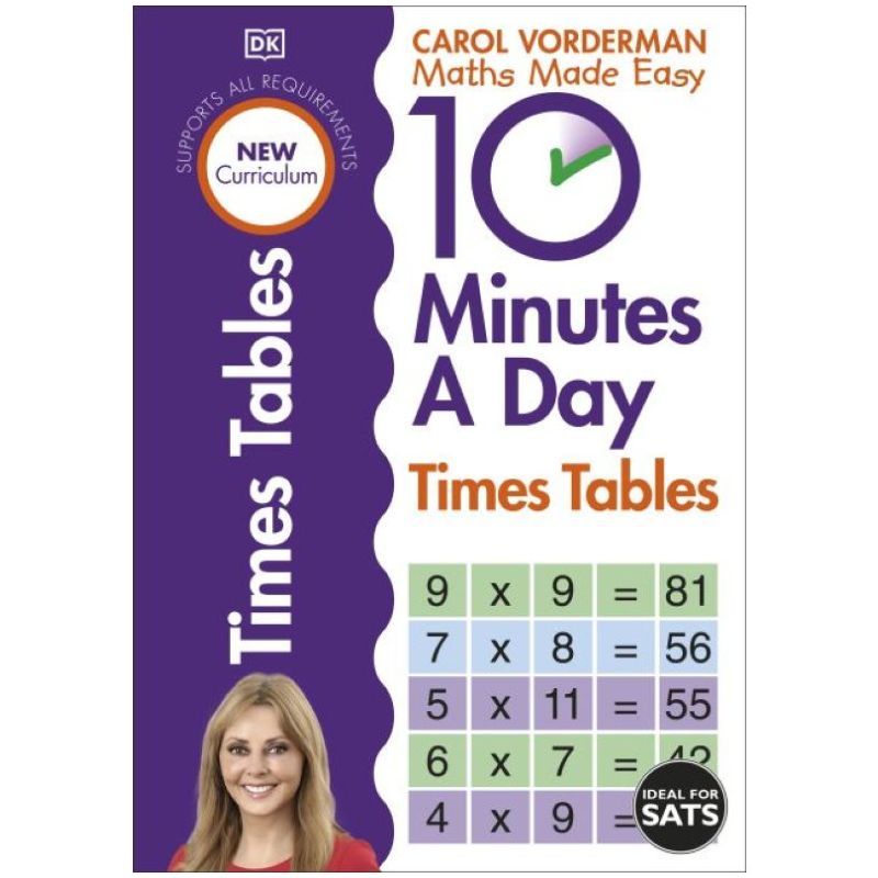 كتاب 10 Minutes A Day Times Tables