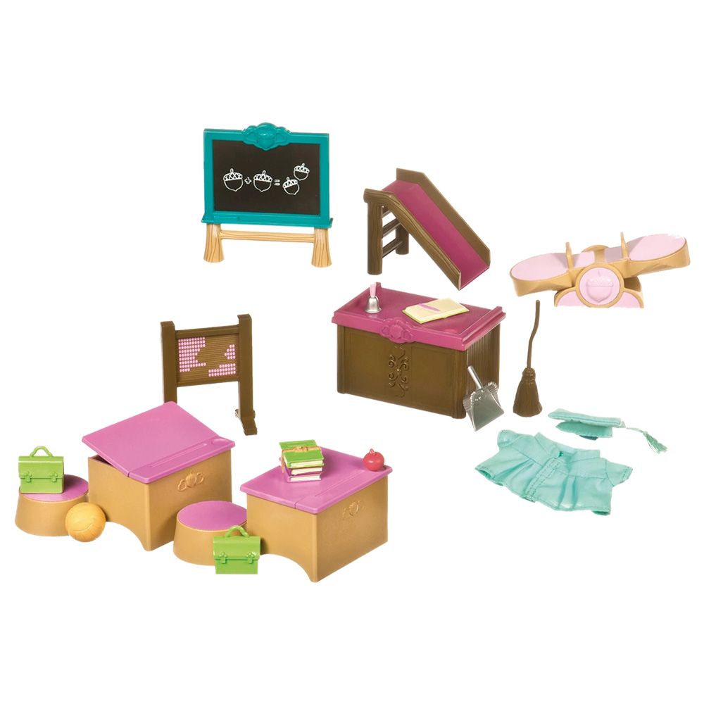 Li'L Woodzeez - Classroom & Playground Set