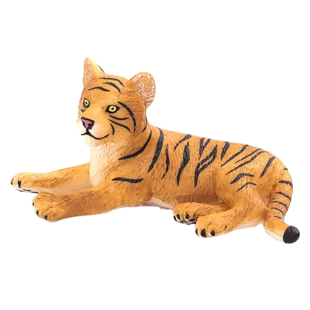 Animal Planet - Mojo Tiger Cub Laying Down - Yellow