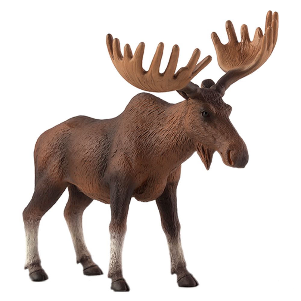 Animal Planet - Mojo European Elk Moose Toy Figure - Brown