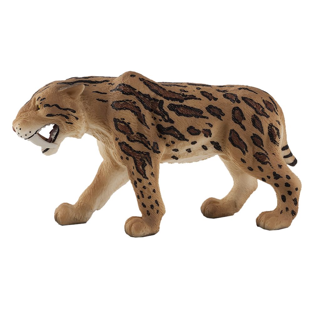 Animal Planet - Mojo Smilodon Toy Figure - Brown