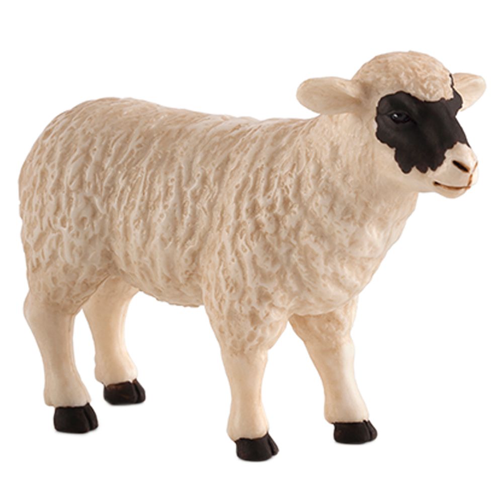 Animal Planet - Mojo Black Faced Sheep Ewe - Cream