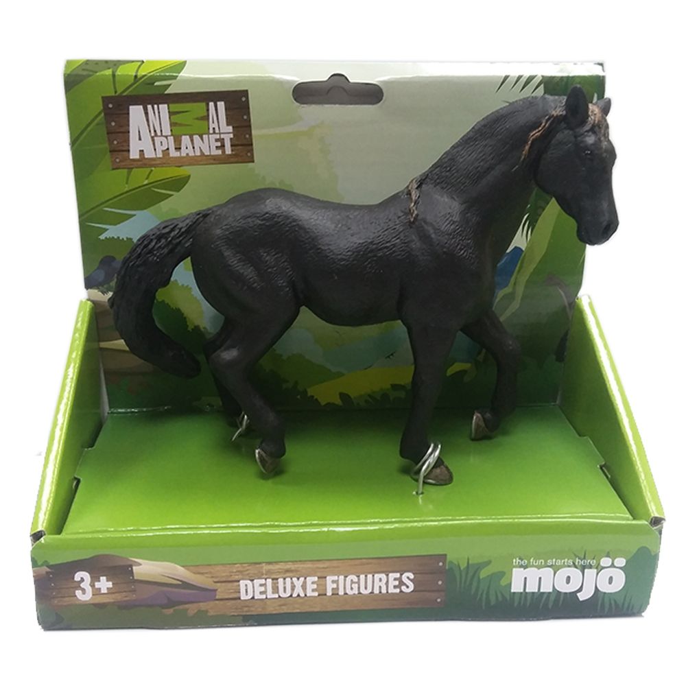 Animal Planet - Mojo Andalusian Stallion Toy Figure - Black