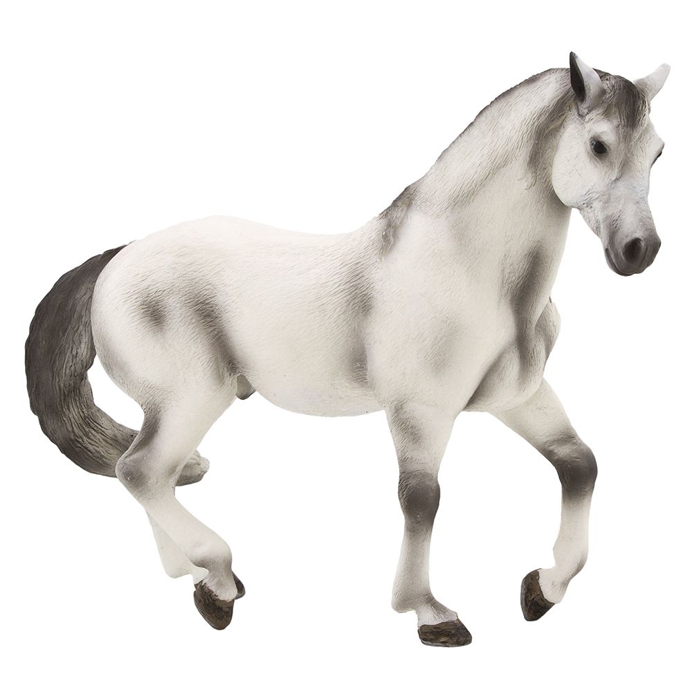 Animal Planet - Mojo Andalusian Stallion Toy Figure - Grey