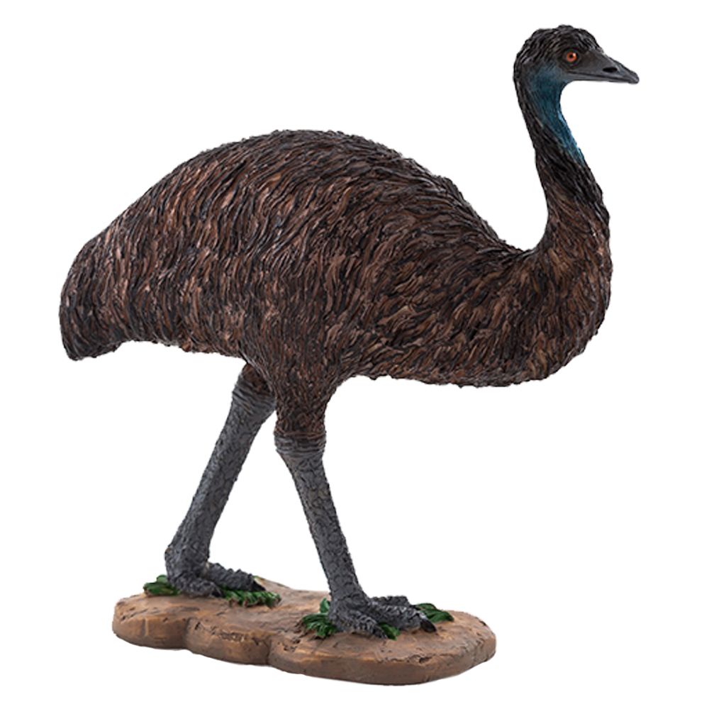 Animal Planet - Mojo Emu Toy Figure - Dark Brown