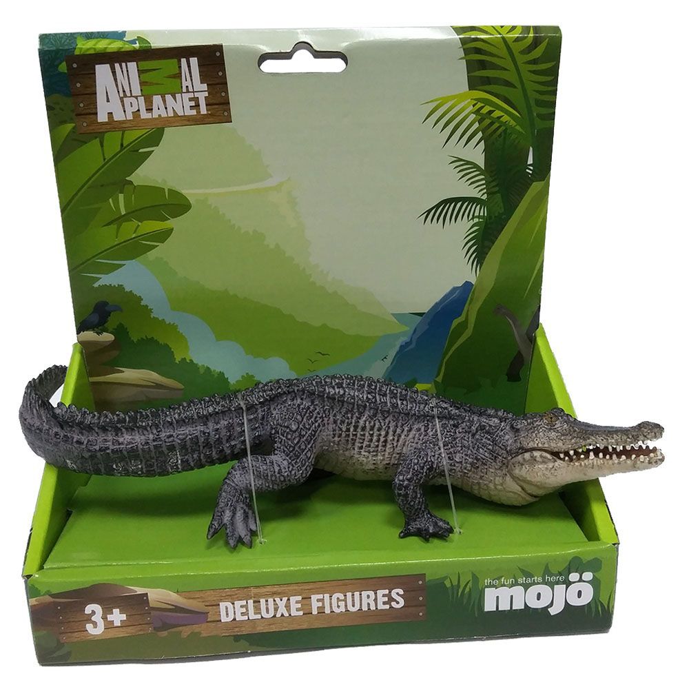 Animal Planet - Mojo Alligator Toy Figure - Black