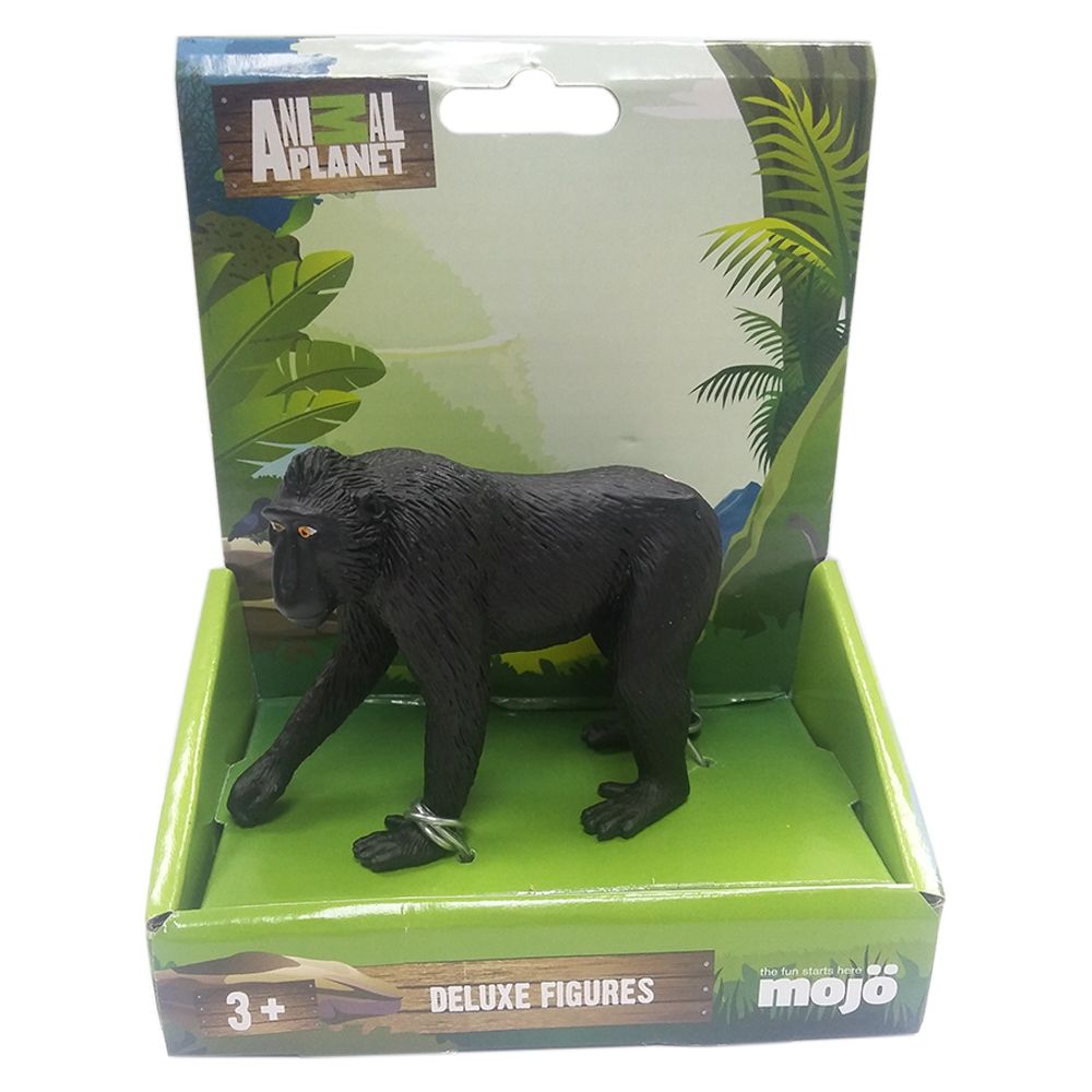 Animal Planet - Mojo Black Crested Macaque - Black