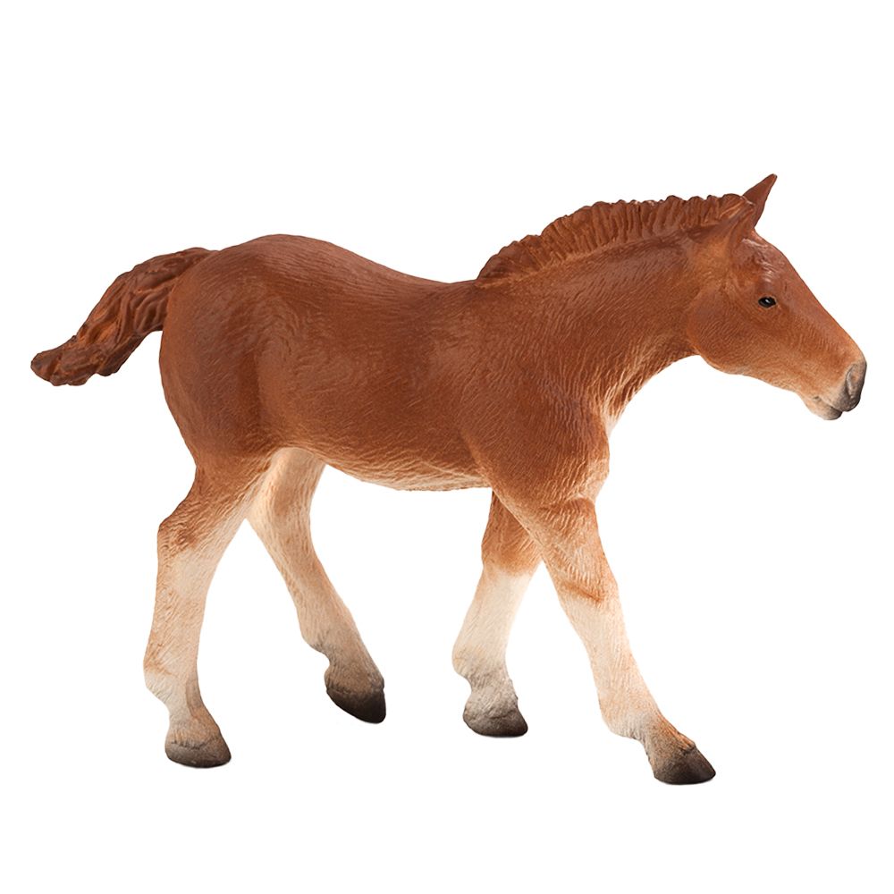 Animal Planet - Mojo Suffolk Punch Foal Toy Figure - Brown