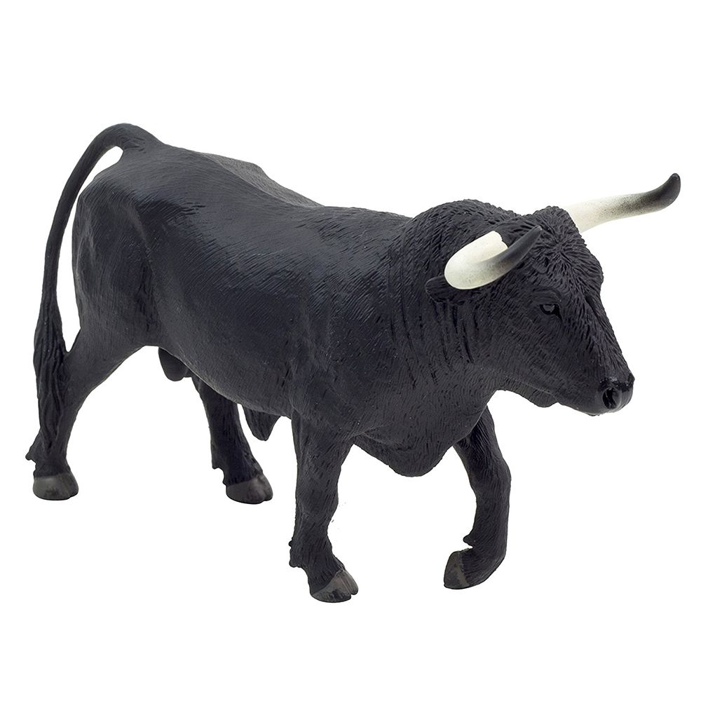 Animal Planet - Mojo Spanish Bull Toy Figure - Black