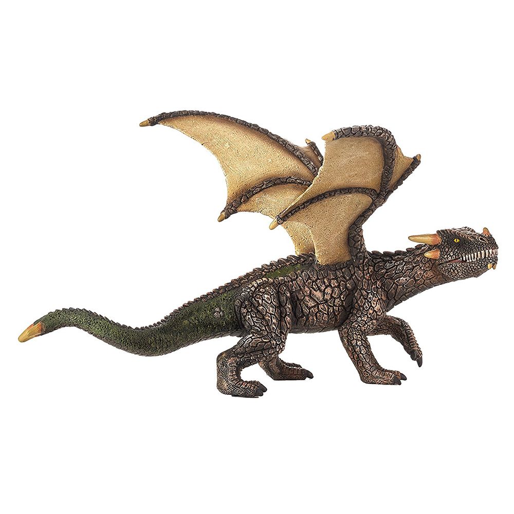 Animal Planet - Mojo Earth Dragon Toy Figure - Dark Brown