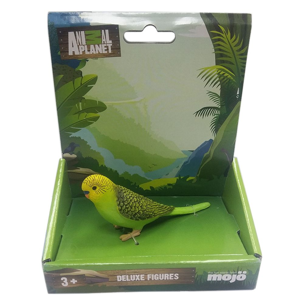 Animal Planet - Mojo Budgerigar Toy Figure - Green