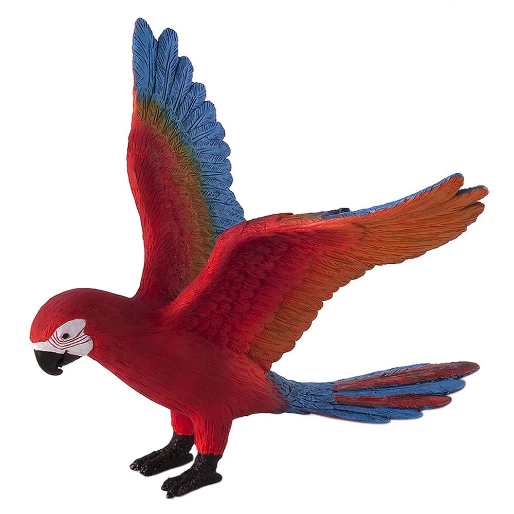 Animal Planet - Mojo Parrot Toy Figure - Red