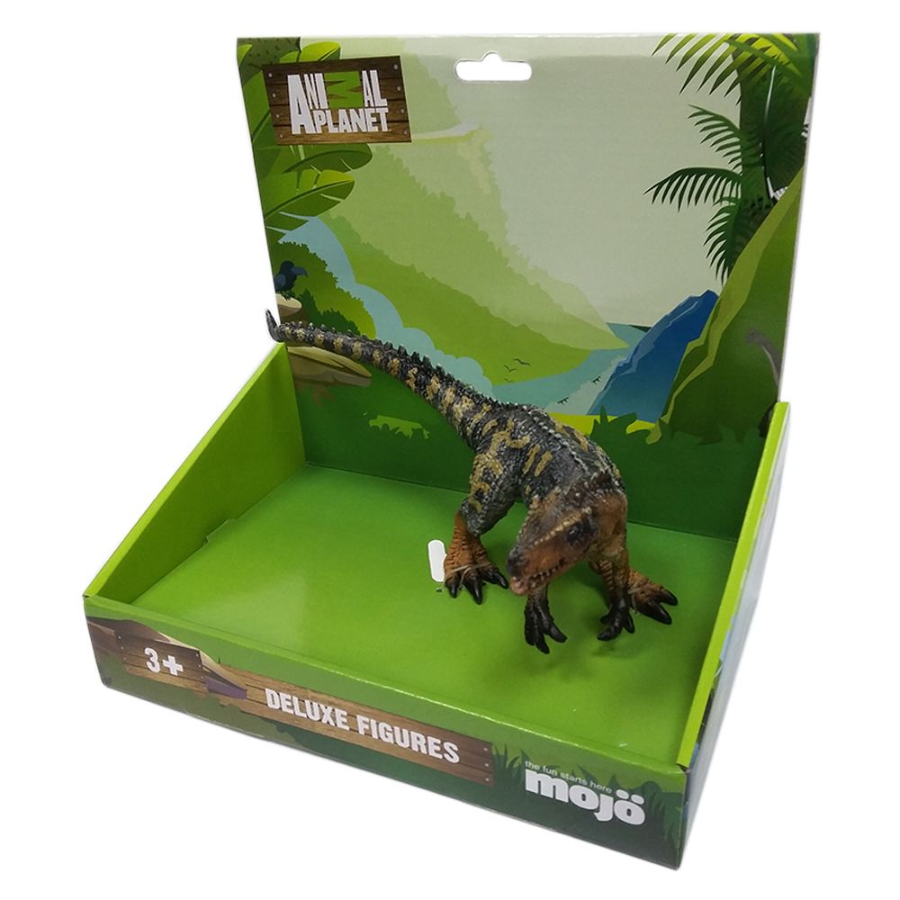 Animal Planet - Mojo Allosaurus Toy Figure - Brown & Black