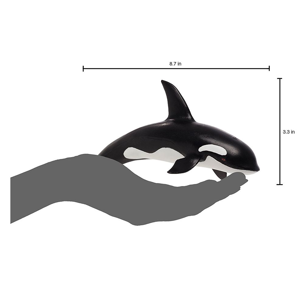 Animal Planet - Mojo Orca Large Toy Figure - Black