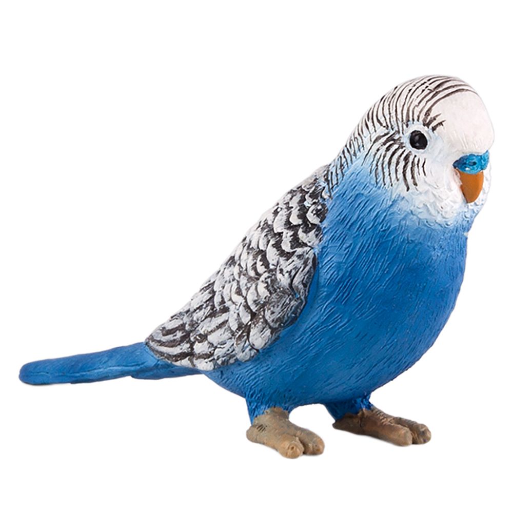 Animal Planet - Mojo Budgerigar Toy Figure - Blue