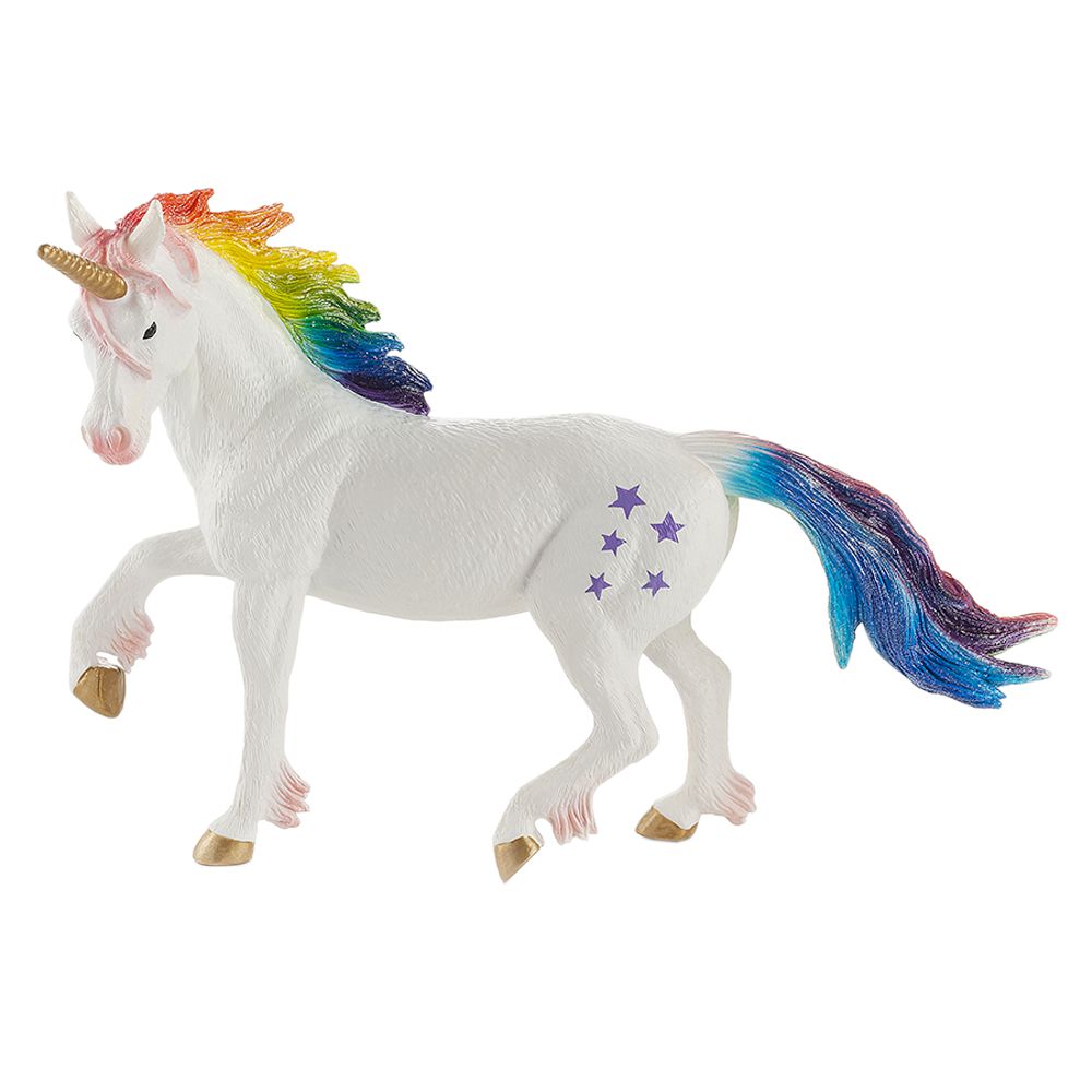 Animal Planet - Mojo Unicorn Rainbow Toy Figure - White