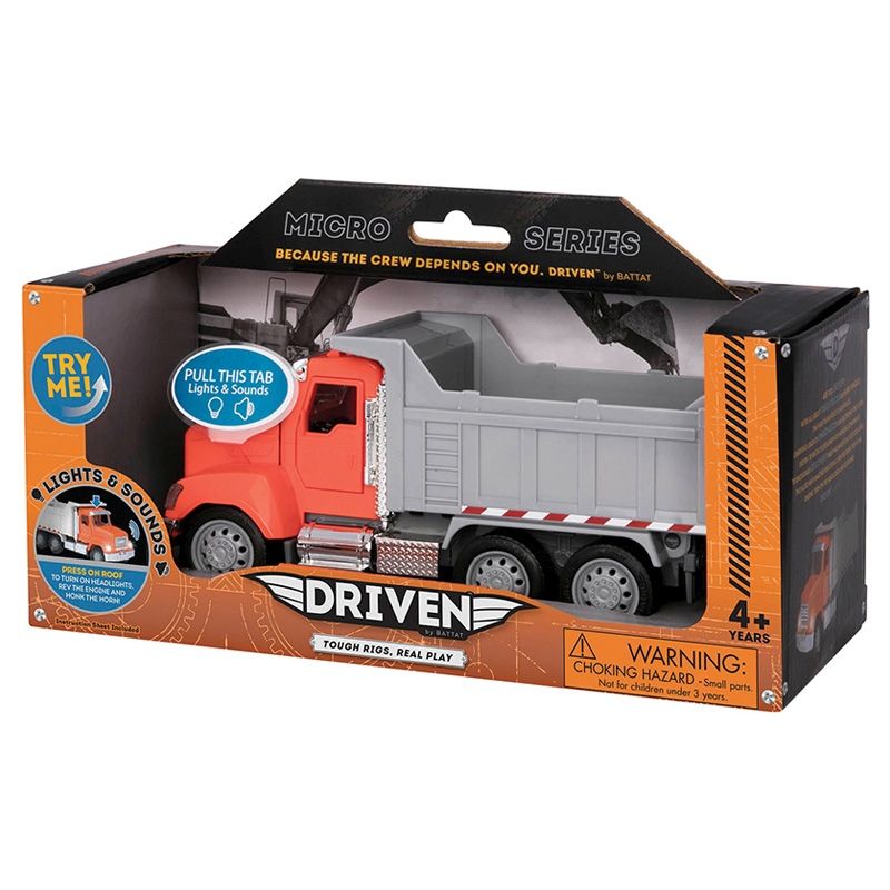 Driven - Mini Dump Truck - Grey