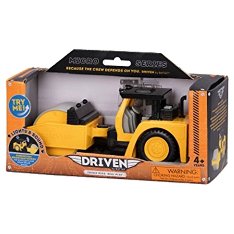 Driven - Mini Steam Roller - Yellow