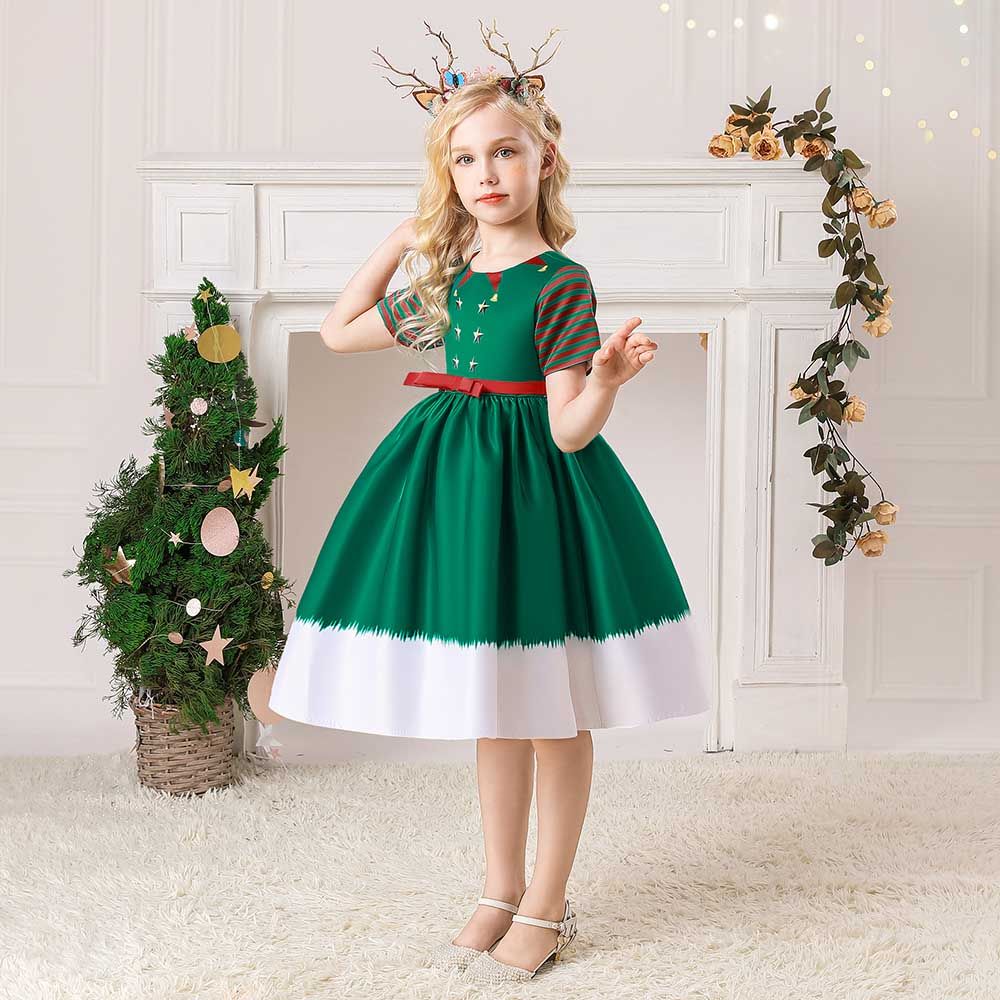 D'Daniela - Xmas Elf Costume Dress - Green