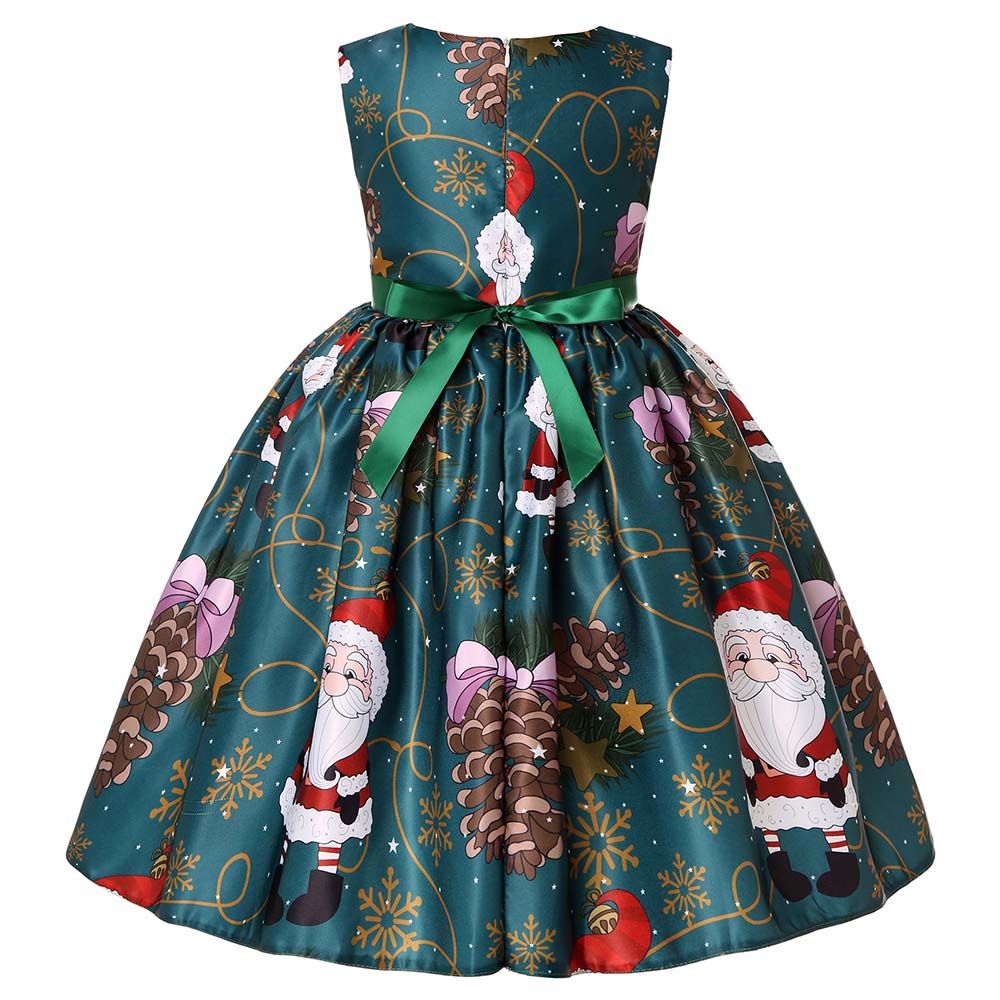 D'Daniela - Christmas Festive Pageant Gown - Dark Green