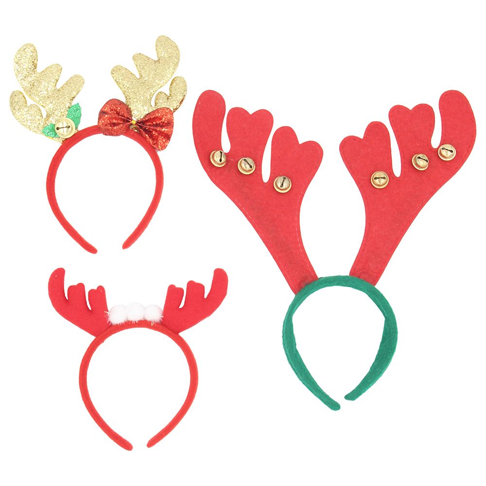 D' Daniela - 7pc-Set Christmas Party Headbands