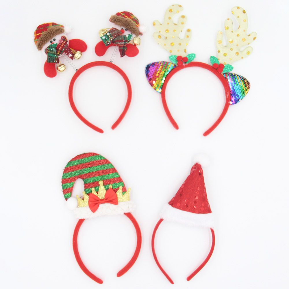 D' Daniela - 7pc-Set Christmas Party Headbands