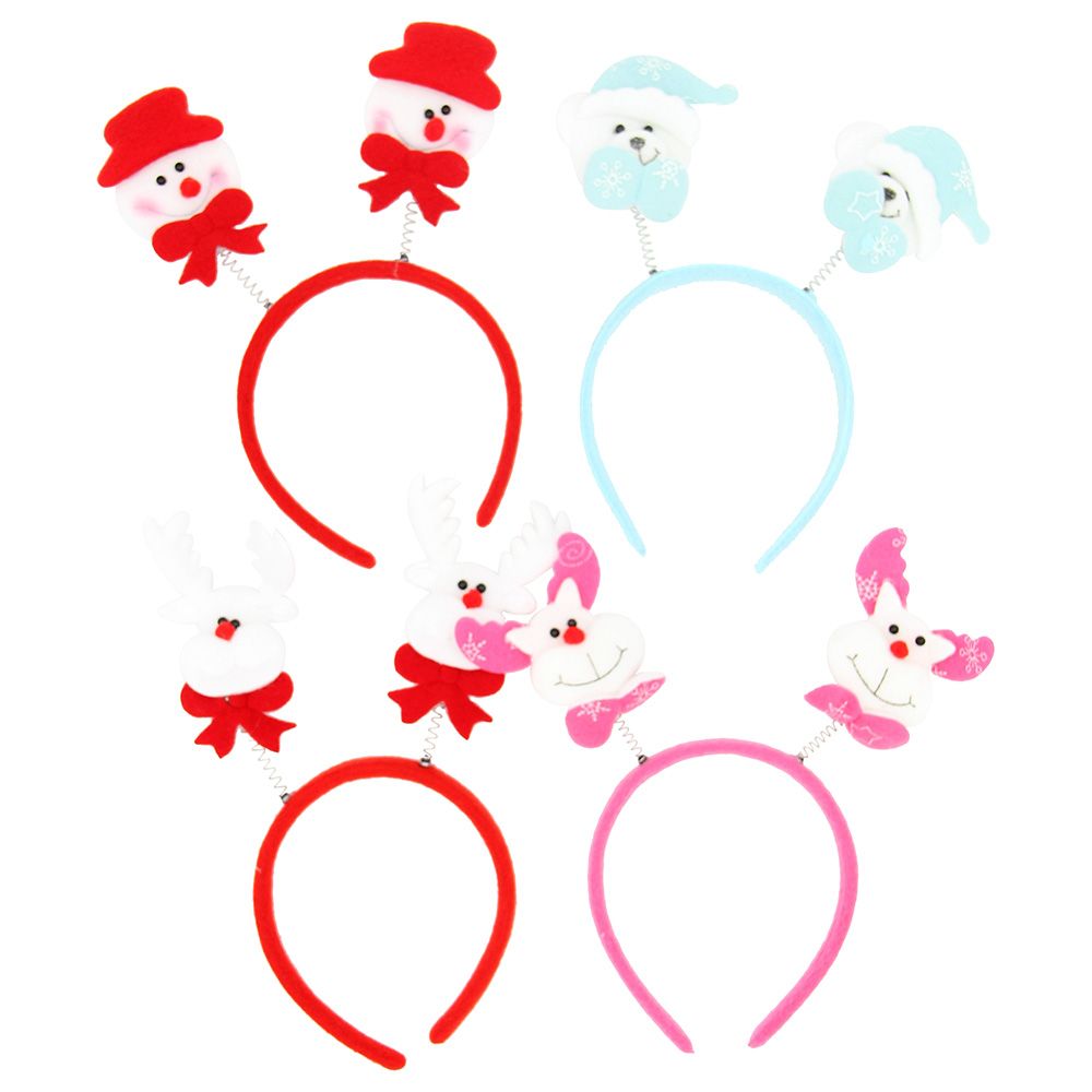 D' Daniela - 7pc-Set Xmas Reindeer Headwear